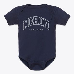Merom Indiana Inline Baby Onesie
