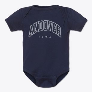 Andover Iowa Inline Baby Onesie
