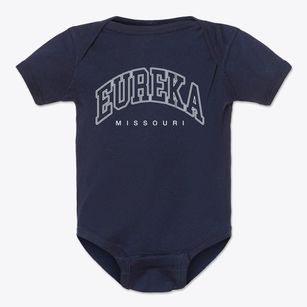 Eureka Missouri Inline Baby Onesie