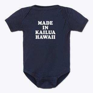 Kailua Hawaii Classic 70s Baby Onesie