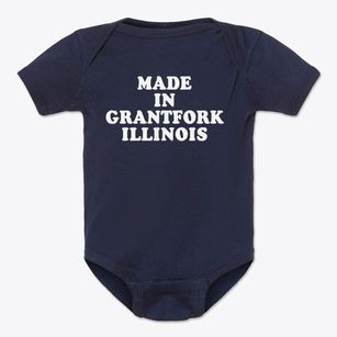 Grantfork Illinois Classic 70s Baby Onesie
