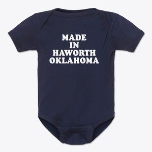Haworth Oklahoma Classic 70s Baby Onesie