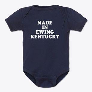 Ewing Kentucky Classic 70s Baby Onesie