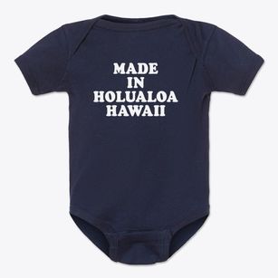 Holualoa Hawaii Classic 70s Baby Onesie