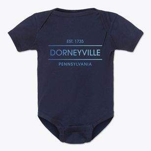 Dorneyville Pennsylvania Horizon Baby Onesie