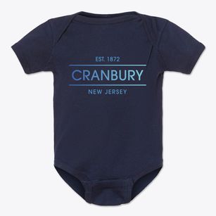 Cranbury New Jersey Horizon Baby Onesie