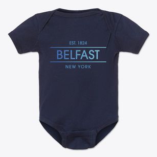 Belfast New York Horizon Baby Onesie