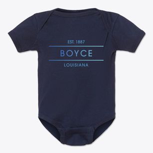 Boyce Louisiana Horizon Baby Onesie