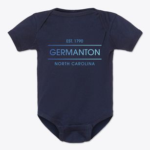 Germanton North Carolina Horizon Baby Onesie