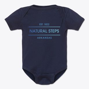 Natural Steps Arkansas Horizon Baby Onesie