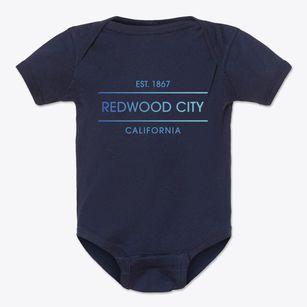 Redwood City California Horizon Baby Onesie
