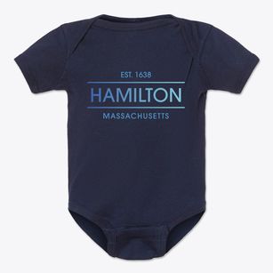 Hamilton Massachusetts Horizon Baby Onesie