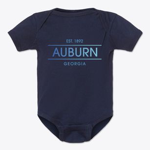 Auburn Georgia Horizon Baby Onesie