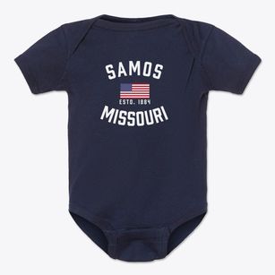 Samos Missouri Patriot Baby Onesie