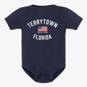 Terrytown Florida Patriot Baby Onesie