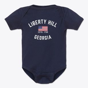 Liberty Hill Georgia Patriot Baby Onesie