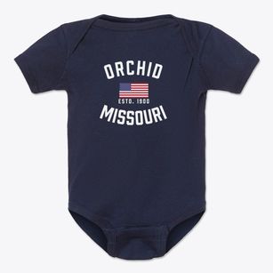Orchid Missouri Patriot Baby Onesie
