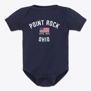 Point Rock Ohio Patriot Baby Onesie
