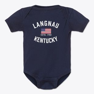 Langnau Kentucky Patriot Baby Onesie