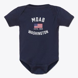 Moab Washington Patriot Baby Onesie