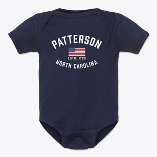 Patterson North Carolina Patriot Baby Onesie