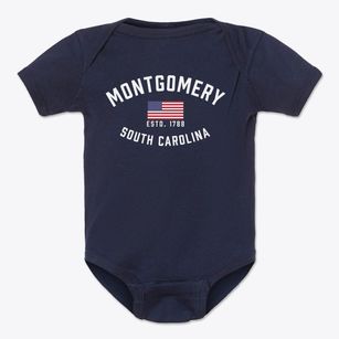 Montgomery South Carolina Patriot Baby Onesie