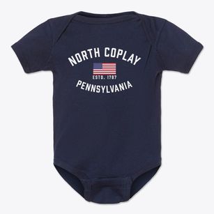 North Coplay Pennsylvania Patriot Baby Onesie