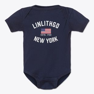 Linlithgo New York Patriot Baby Onesie
