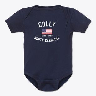 Colly North Carolina Patriot Baby Onesie