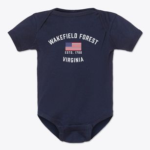 Wakefield Forest Virginia Patriot Baby Onesie