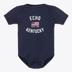 Echo Kentucky Patriot Baby Onesie