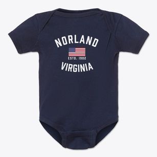 Norland Virginia Patriot Baby Onesie