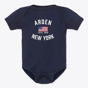 Arden New York Patriot Baby Onesie