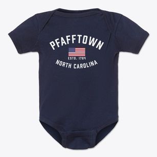 Pfafftown North Carolina Patriot Baby Onesie