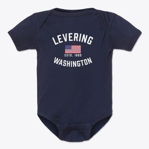 Levering Washington Patriot Baby Onesie