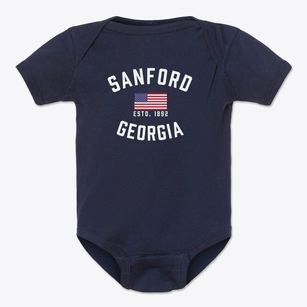 Sanford Georgia Patriot Baby Onesie
