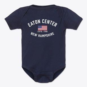 Eaton Center New Hampshire Patriot Baby Onesie
