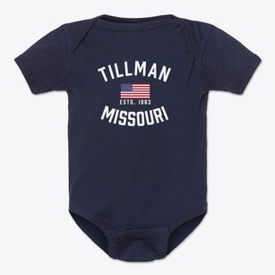 Tillman Missouri Patriot Baby Onesie