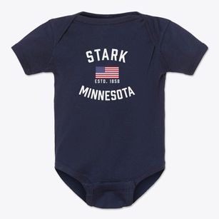 Stark Minnesota Patriot Baby Onesie