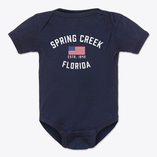 Spring Creek Florida Patriot Baby Onesie