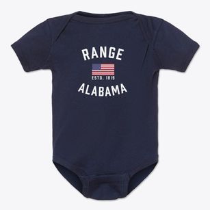 Range Alabama Patriot Baby Onesie