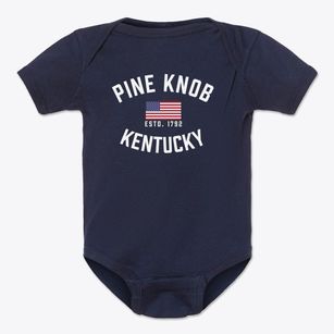 Pine Knob Kentucky Patriot Baby Onesie
