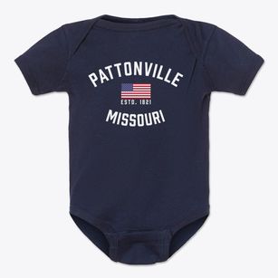 Pattonville Missouri Patriot Baby Onesie