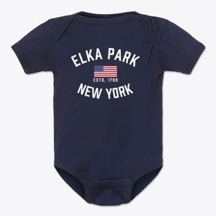Elka Park New York Patriot Baby Onesie