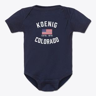 Koenig Colorado Patriot Baby Onesie