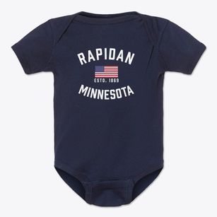 Rapidan Minnesota Patriot Baby Onesie