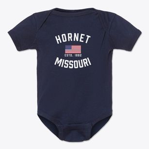 Hornet Missouri Patriot Baby Onesie