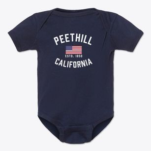 Peethill California Patriot Baby Onesie