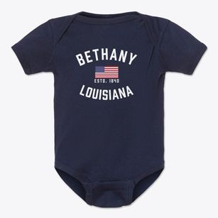 Bethany Louisiana Patriot Baby Onesie