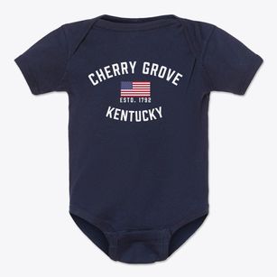 Cherry Grove Kentucky Patriot Baby Onesie
